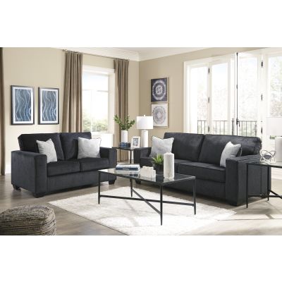 Altari 2 Piece Slate Sofa and Loveseat