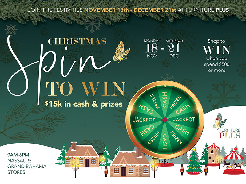 Furniture Plus Spin To Win Christmas 2024